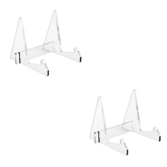 Advancent Sujetalibros para ahorrar espacio, portátil, surtido de colores, pantalla elegante para libros, soporte multifunción para Transparente 2piezas