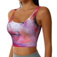 thumbnail image 2 of Balery Pig Sujetadores deportivos con espalda cruzada para mujer, acolchados, sin costuras, de alto impacto, ideales para yoga, gimnasio, entrenamiento y fitness.-Medium, 2 of 8