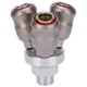 thumbnail image 1 of 3 Way Quick Coupler ExplosionProof SelfLocking Round Pneumatic Connection Accessories, 1 of 4