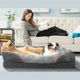 thumbnail image 2 of YouLoveIt Large Dog Bed Orthopedic Foam Pet Bed Pet Mattress Comfortable and Warming Bed Orthopedic Bolster Couch Pet Bed, 2 of 8