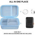 thumbnail image 2 of JJEAN-Hard Carrying Case for SUPVAN T50M Pro Bluetooth Label Maker Machine, Inkless Labeler Storage Travel Holder fit Label Tape, Charging Cable, User Manual, Blue, 2 of 4