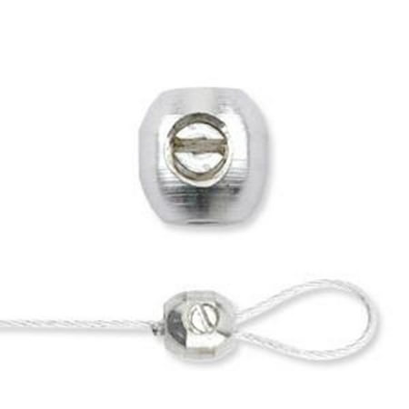 - Oval Scrimps Silver Plated 3.5mm Beadalon Jewelry Findings 10pc
