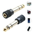 thumbnail image 4 of Necvior 6.35mm to 3.5mm Adapter,6.35mm 1/4inch Male to 3.5mm 1/8inch Female Stereo, 4 of 10