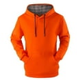 thumbnail image 3 of Men's Cotton Hoodie Soft Plush Pullover Hooded Sweatshirts, 3 of 5