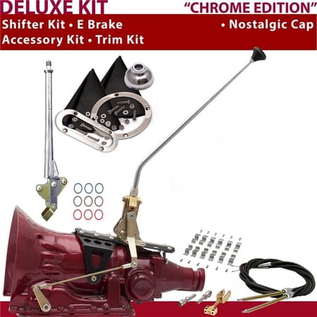 American Shifter AOD Shifter Kit 16 in. E Brake Cable Clamp Trim Kit for CEECB