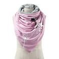 thumbnail image 2 of Nochalofo Scarf for Women Fashion Printing Button Soft Wrap Casual Warm Scarves Shawls Cone Size, 2 of 2