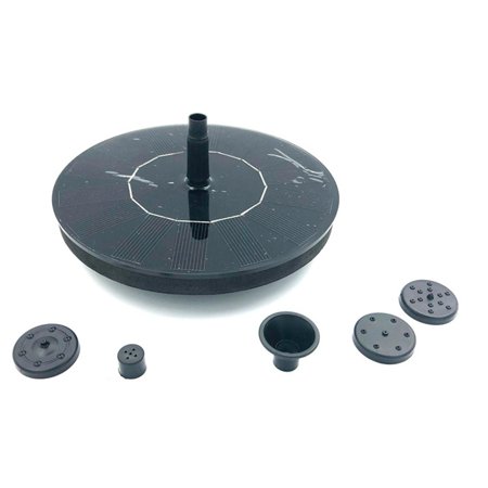 Solar Bird Bath Fountain Pump Upgrade 1.4w Solar Fountain 4 Nozzles