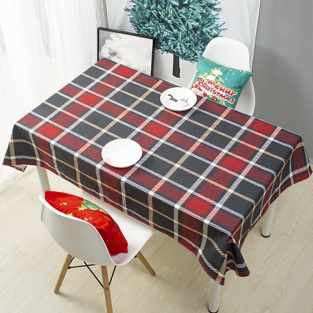 Table Cloth for Holiday Decor, Spillproof Anti-Scratch Durable Tablecloths Pattern for Party, Family Gatherings,Christmas Dinner,