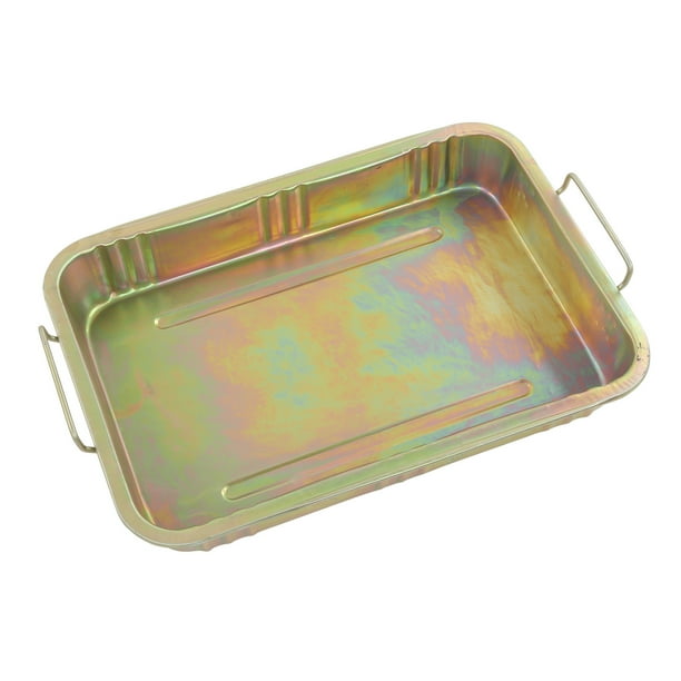 Bandeja De Bandeja De Aceite De Metal Galvanizado Para Mantenimiento Del Vehículo Y Garaje, Herramienta De Reparación De Automóviles Universales