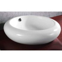 Nameeks Ca4165 Caracalla 20-1/11" Vessel Bathroom Sink - White