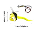 thumbnail image 2 of Interactive Squeaking Cat Toy Animal Shape Wrinkle Sound Soft Material for Cats Indoor Play Mental Physical Exercise Entertainment, 2 of 4