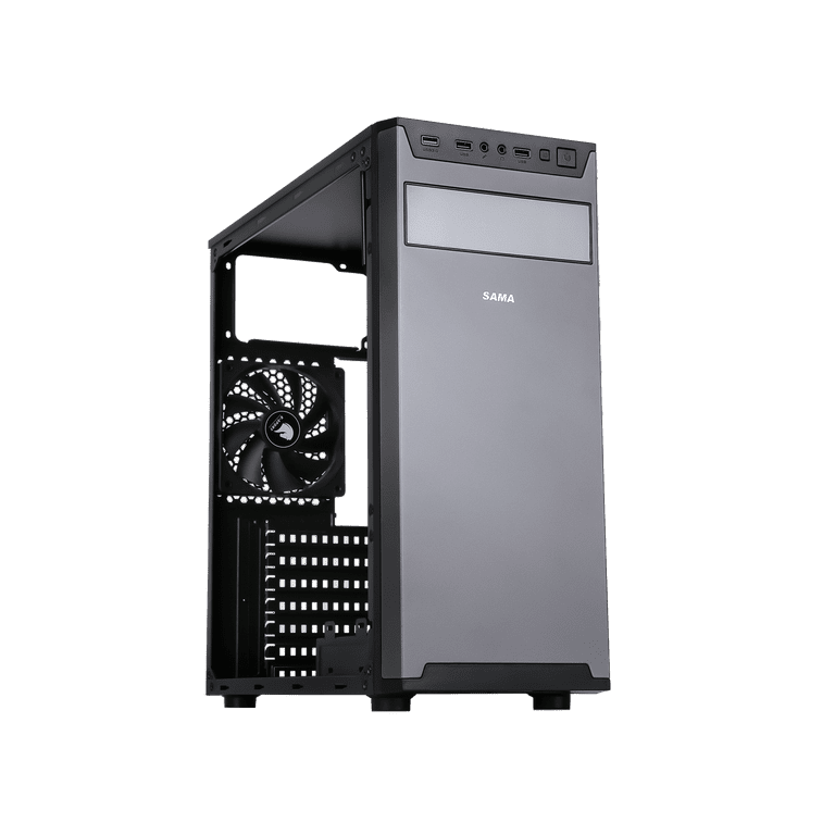 Sama Jazovo-BK USB3.0 Steel ATX Mid Tower Case, 3 x120mm Fan