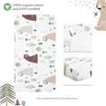 thumbnail image 4 of Evolur Grizzly Bear Collection 3pc Crib Set (Fitted Sheet, Snuggle Sack, Crib Skirt) in Rocky Grey & Bear Print, 4 of 5