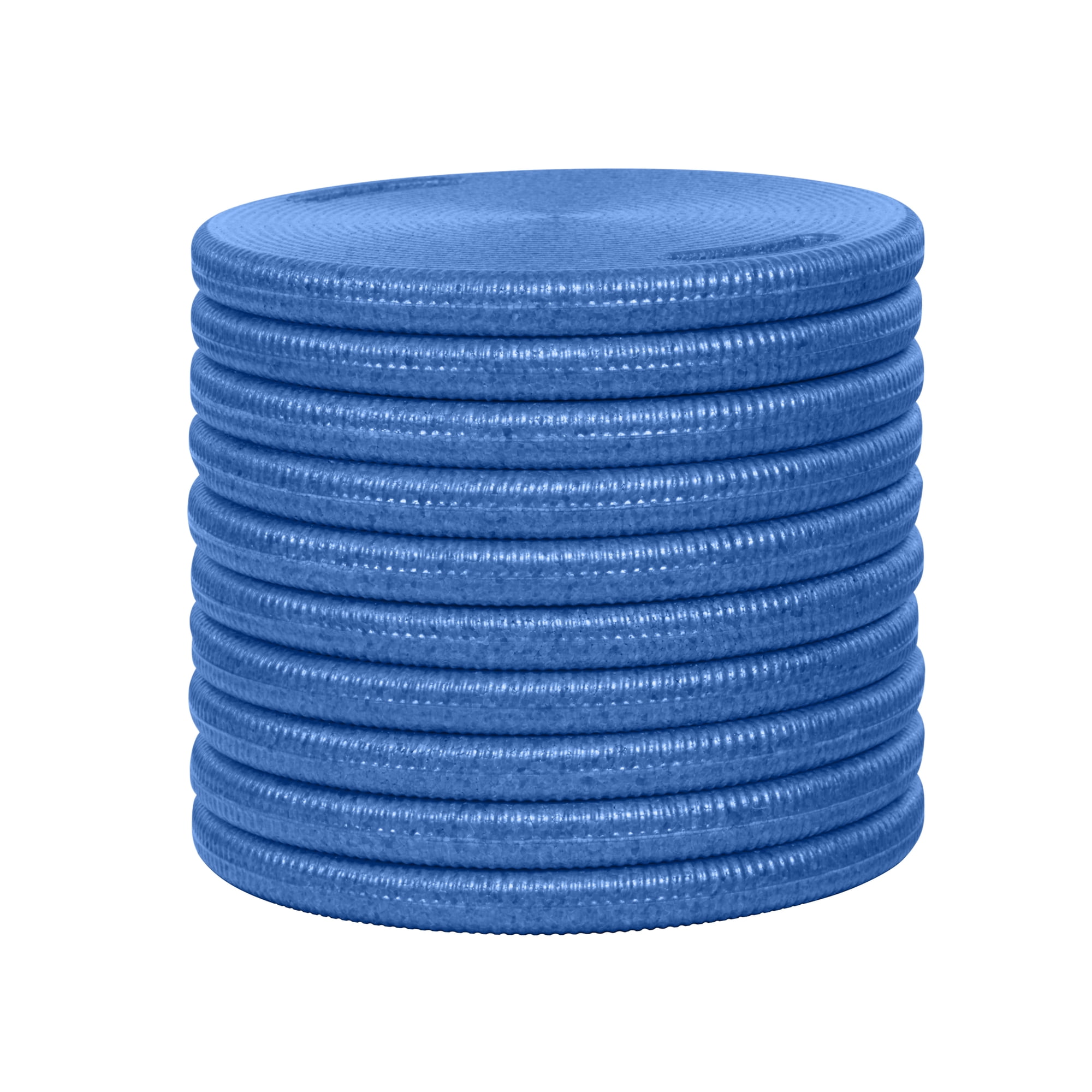 ECR4Kids CircleSpots Flexible Seating Floor Pads, Classroom Essentials, Blue, 10-Pack