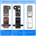 thumbnail image 5 of Imountek Wireless Phone Back Camera Monitor Screen, Magnetic Vlog Selfie Monitor Screen with 33FT Remote for Vlog Live Stream Compatible with IOS Android, White, 5 of 15