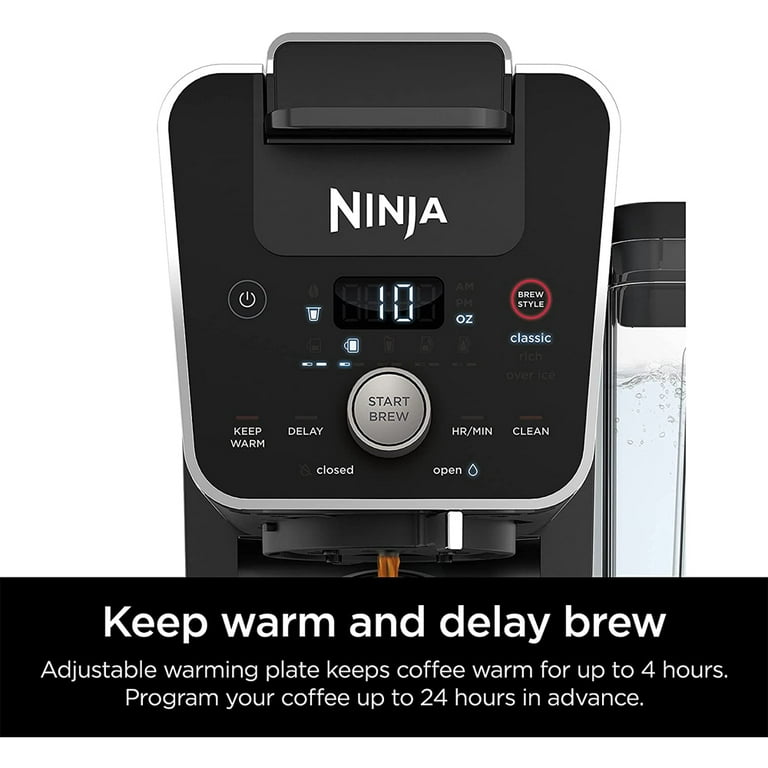 Ninja CFP301 DualBrew Pro System Coffee Maker Pods and Ground Black New  Open Box