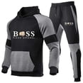 thumbnail image 1 of 2025 Men's Suits Color Block Suit Men's Men Suits Regular Fit Blank Contrasting Panels Tracksuit Mens Wool Suits Running Outdoor Two Prom Jackets for, 1 of 2