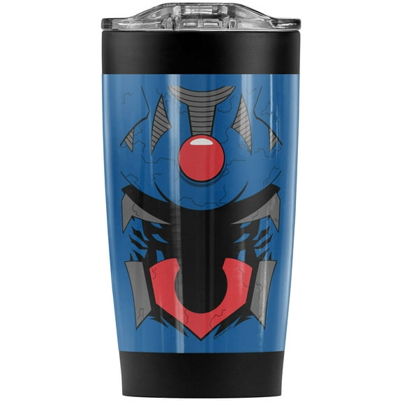 Justice League Darkseid Uniform Stainless Steel Tumbler 20 oz Coffee Travel Mug/Cup, Vacuum Insulated & Double Wall with Leakproof Sliding Lid | Great for Hot Drinks and Cold Beverages