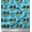 Turquoise Blue, variant on Soimoi Silk Fabric Swimming Pool,Cartoon & Buildings Architectural Print Sewing Fabric Yard 42 Inch Wide