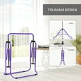 thumbnail image 3 of ZENOVA Gymnastics Bars for Home Exercise, Adjustable Height Gymnastic Equipment Horizontal Bar, Junior Monkey Bar Training for Kids (Violet), 3 of 8