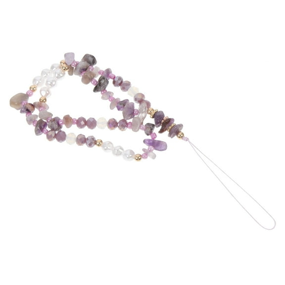 Pretyzoom Cellphone Lanyard Phone Chain Plastic Purple 1Pack for Women