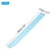 thumbnail image 2 of Uxcell 63"x4" Cinta de satén en blanco DIY Cinta simple para reina de prom, accesorio de fiesta, azul claro 2Pcs, 2 of 6