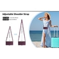 thumbnail image 5 of Dteck Wallet Crossbody Strap Case for Samsung Galaxy A17 5G,Magnetic Leather+TPU Card Slots Zipper Wallet Case Shockproof Kickstand Cover with Detachable Wrist Strap / Shoulder Strap,Darkpurple, 5 of 6