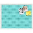 thumbnail image 2 of PinPix ArtToFrames 26x20 Custom Cork Bulletin Board    Poster Board Has a Fabric Style Canvas Finish, Framed in Satin White Frame (PinPix-234), 2 of 5