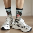 thumbnail image 6 of Cauagu Vintage Art Butterfly Flower Print Crew Socks for Women and Men,Adult Athletic Running Socks 1-Pair Sports Socks Work Gear Socks with Moisture Wicking, 6 of 6