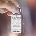 thumbnail image 3 of Yobent Boyfriend Keychain, Meaningful Gifts for Boyfriend for Anniversary, Christmas, Valentines, 3 of 6