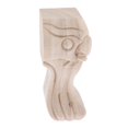 thumbnail image 4 of Piezas de muebles Patas de sofá maciza Muebles de fiables cónicos Patas de armario de de Pies de sofá B-13 perfecl Pata de zócalo de sofá, 4 of 8