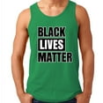 thumbnail image 2 of Men Black Lives Matter Tank Top Outfit Soft and Comfy Tank Top, Lightweight Tank Top Color Green Medium, 2 of 3