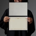 thumbnail image 3 of Graduation Certificate Holder Horizontal Hard Paper Diploma Cover For Graduation Awards And Certificates Protects From Bending And Damage, 3 of 8
