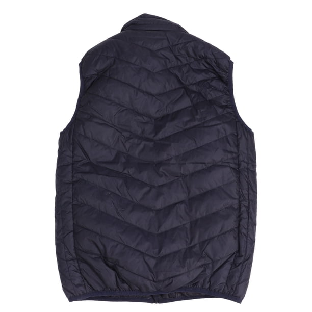 Chaleco calefactable eléctrico Aislamiento térmico Chaqueta calefactora USB Chaleco 11 Zona calefactora 3 engranajes Ropa calefactable para hombres Azul XL