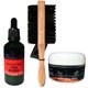 thumbnail image 1 of Kit Tratamiento para Crecimiento de Barba y Bigote Incluye Cera y Cepillo Doble Josue Echavarria Natural, 1 of 2
