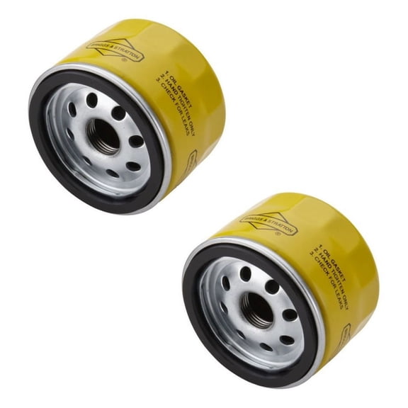 Briggs & Stratton OEM 696854 696854-2 Oil Filters (2 Pack) 21R802-0029-F1 21R802-0030-F1 21R802-0050-G1 21R802-0052-G1 21R806-0031-F1 21R806-0038-F1 21R806-0047-F1 21R806-0057-F1 21R806-0063-G1