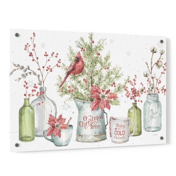 Epic Art 'A Christmas Weekend I' by Lisa Audit, Acrylic Glass Wall Art, 36"x24"