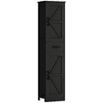 thumbnail image 1 of HOMCOM 67" Tall Bathroom Storage Cabinet Narrow Bathroom Cabinet Black, 1 of 10