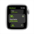 thumbnail image 3 of Apple Watch SE GPS + Cellular, 44mm Silver Aluminum Case with White Sport Band - Regular, 3 of 9