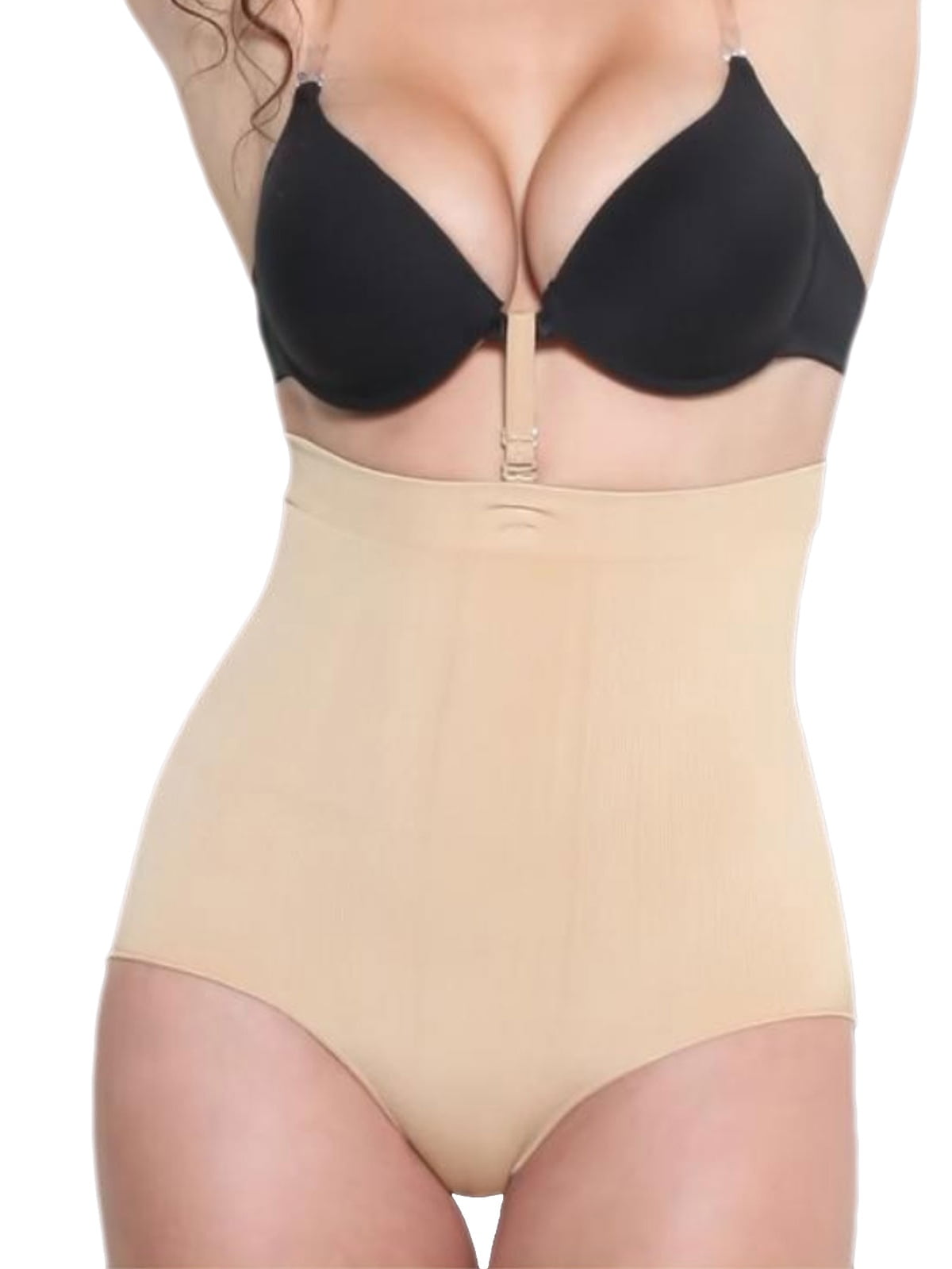 Fullness Fullness High Waist Full Back Bottom Body Shaper Waist Cincher with Bra Front Hook