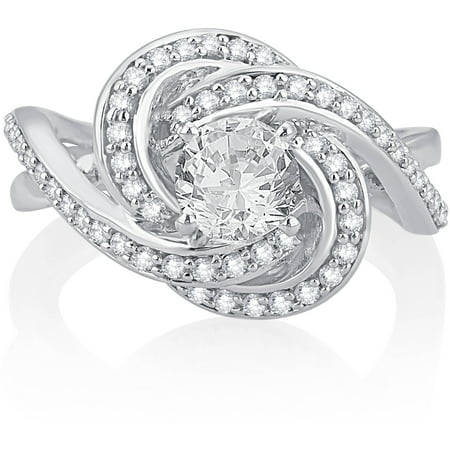 1-1/4 Carat T.W. Diamond 14kt White Gold Fashion Ring