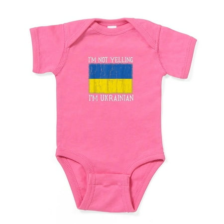 

CafePress - Funny I m Not Yelling I m Ukrainian Ukra Body Suit - Cute Infant Bodysuit Baby Romper - Size Newborn - 24 Months