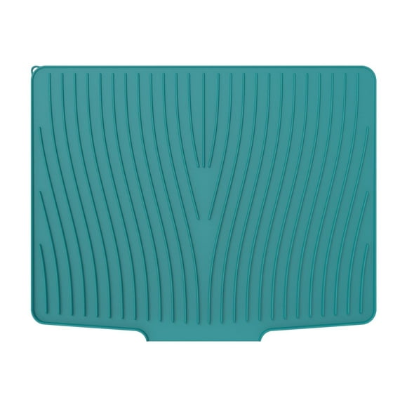 XYAIYT Silicone Tableware Pad Non Slip Sink Mat Slope Drainage Bowl Drying Filter Pad Heat Insulation for Kitchen Countertop Dishwasher Camping Easy Clean