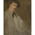 thumbnail image 2 of James Abbott McNeill Whistler 12x14 Gold Ornate Wood Frame and Double Matted Museum Art Print Titled - Portrait of Dr. William Mcneill Whistler (1871-73), 2 of 4