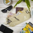 thumbnail image 4 of Venture 4th Travel Money Belt - Unisex Wallet RFID Blocking Passport Holder (Beige), 4 of 7