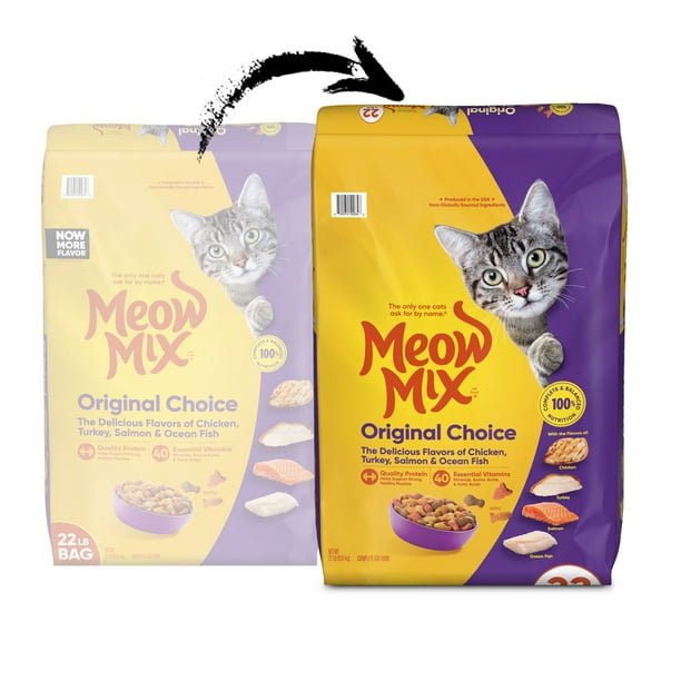Meow Mix 22lb Bag - Dry pet nutrition stock - Walmart Business