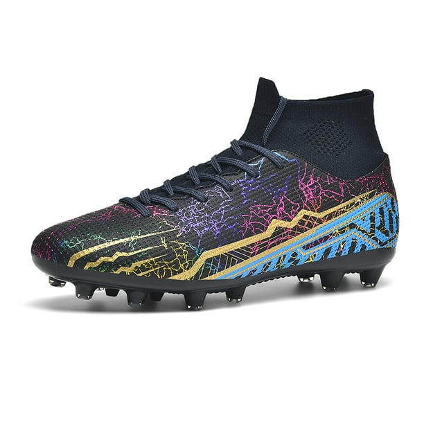 Men's Soccer Shoes FG Soccer Cleats High Top Outdoor Indoor