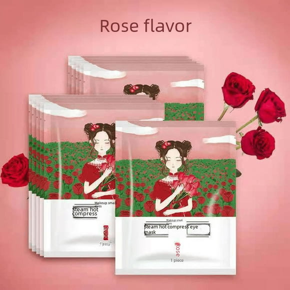 Mascarilla de ojos desechable con compresa caliente y vapor, para dormir, para proteger los ojos durante el almuerzo, para relajarse en casa, para uso diario, parche para ojos en casa