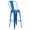 Blue, variant on Flash Furniture Commercial Grade 30" High Blue Metal Indoor-Outdoor Barstool with Removable Back