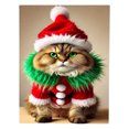 thumbnail image 3 of Christmas Flag Winter Garden Garden Double Holiday Banner 11.81x17.72 Inch Festive Cat Yard Xmas Outdoor Seasonal Gardens, Christmas Decor, 3 of 6